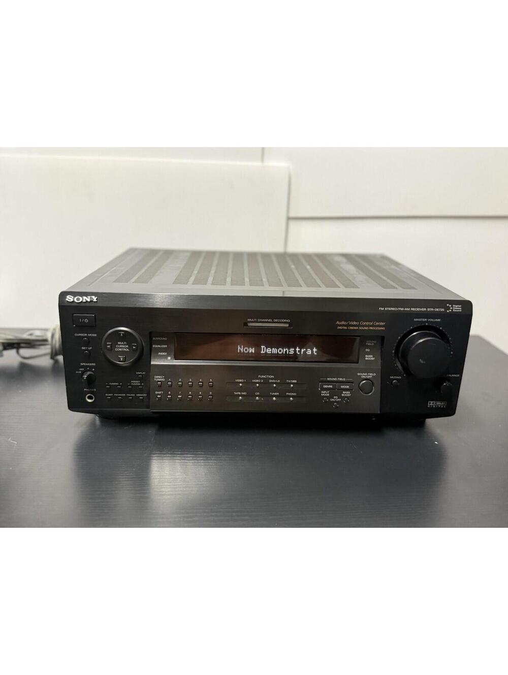 Sony STR-DE725 5.1 Channel AV Receiver Home Theater System Tested Working